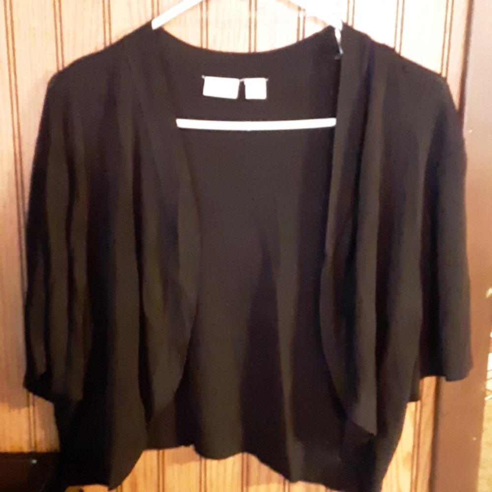 Dressy cropped cardigan